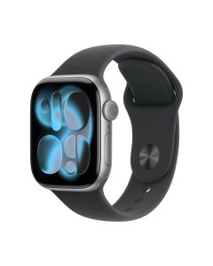 Apple Watch Series 11 GPS + Cell Space Grey Aluminium Case with Black Sport Band