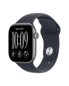 Apple Watch Series 12 GPS + Cell Space Gray Aluminum Case with Navy Blue Sport Band