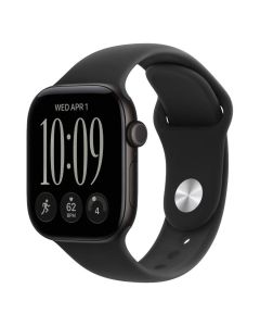 Apple Watch Series 12 GPS + Cell Black Aluminum Case with Black Sport Band