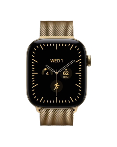 Apple Watch Series 12 GPS + Cell Radiant Gold Titanium Case with Radiant Gold Milanese Loop