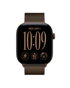 Apple Watch Series 12 GPS + Cell Dark Bronze Aluminum Case with Dark Bronze Milanese Loop