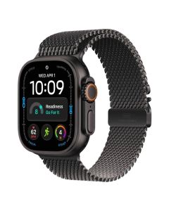 Apple Watch Ultra 4 GPS + Cell 49mm Black Titanium Case with Black Titanium Milanese Loop