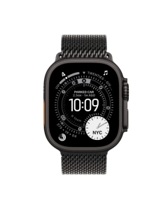 AW Ultra 3 GPS + Cell 49mm Black Titanium Case with Black Titanium Milanese Loop-M